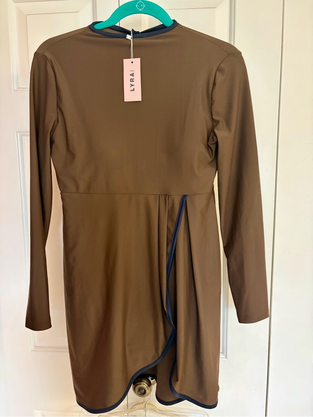 NWT Lyra Zaina brown modest swim dress